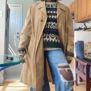 Gleneagles Tan Women's Trench Coat